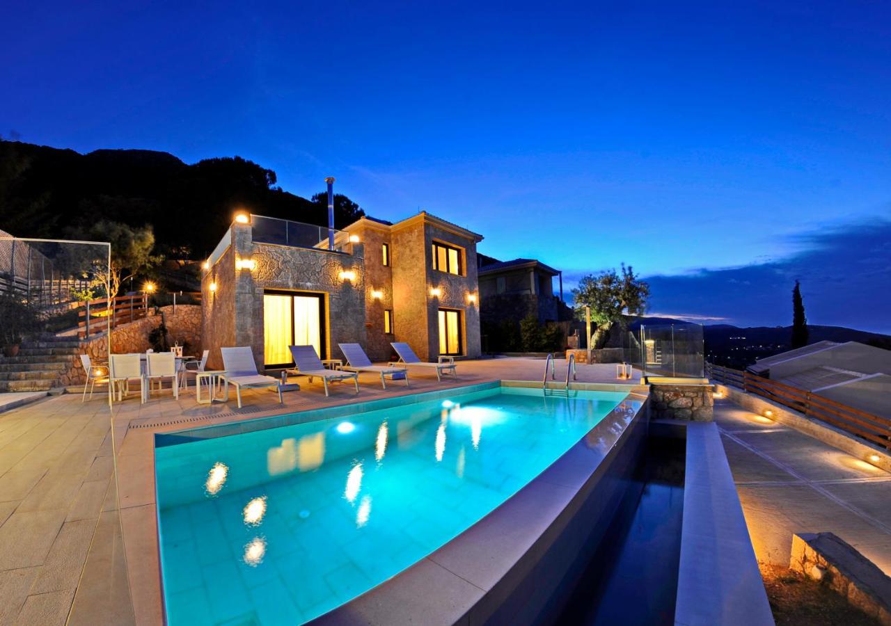 Ionian Stone Luxury Villa นิเกียนา ภายนอก รูปภาพ