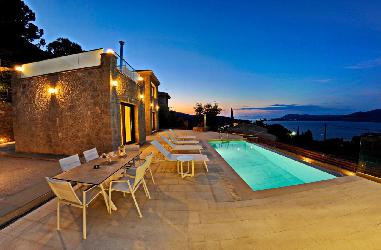 Ionian Stone Luxury Villa นิเกียนา ภายนอก รูปภาพ