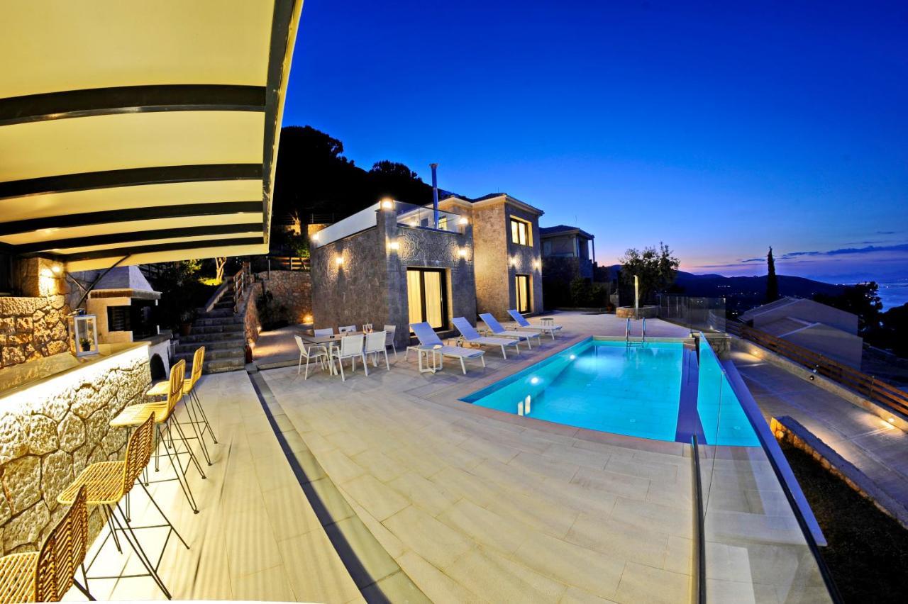 Ionian Stone Luxury Villa นิเกียนา ภายนอก รูปภาพ