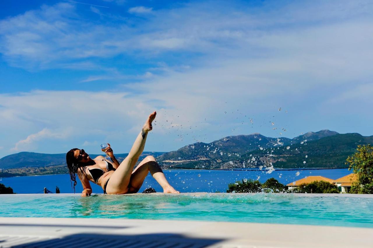 Ionian Stone Luxury Villa นิเกียนา ภายนอก รูปภาพ