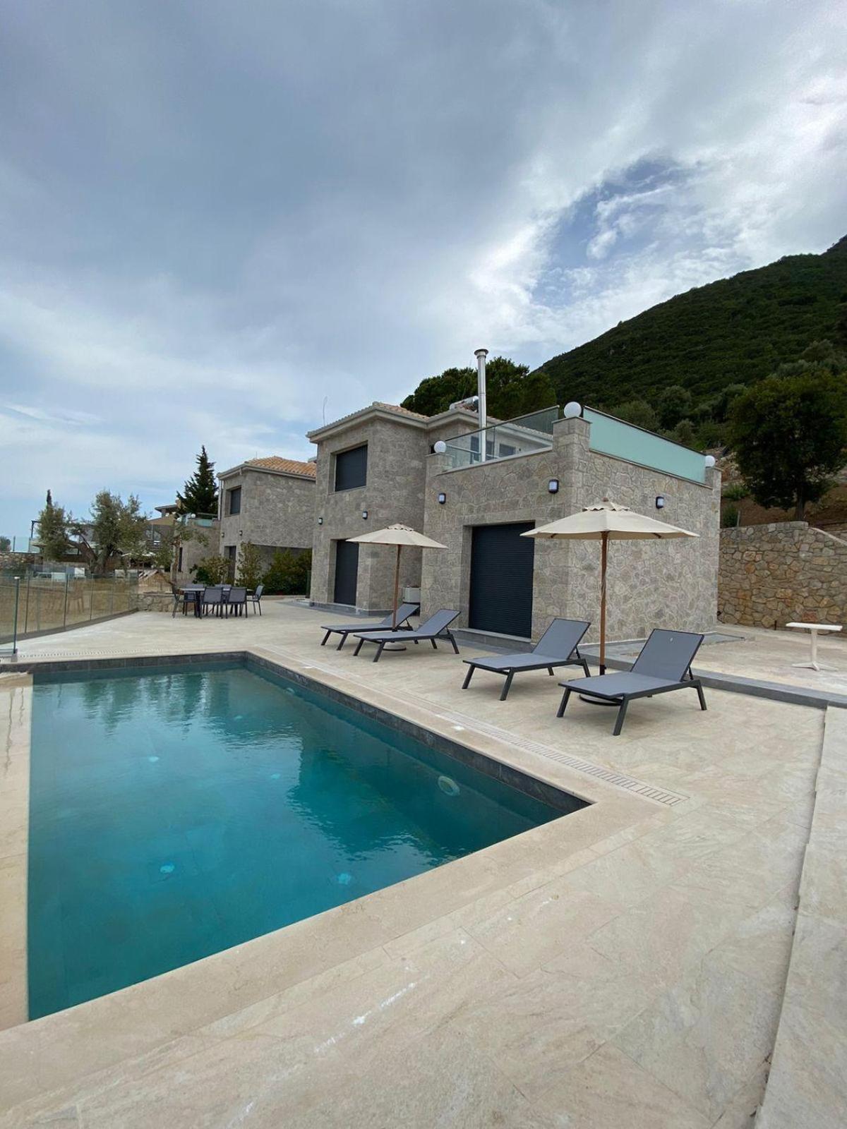 Ionian Stone Luxury Villa นิเกียนา ภายนอก รูปภาพ